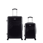 AMERICAN TRAVEL AMERICAN TRAVEL - LOT DE 2 - Valises grand format et cabine DETROIT. Coloris disponibles : Bleu, Noir