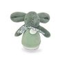 Voir la diapositive 2 : DOUDOU ET COMPAGNIE Veilleuse bebe musicale culbuto verte - 16 cm