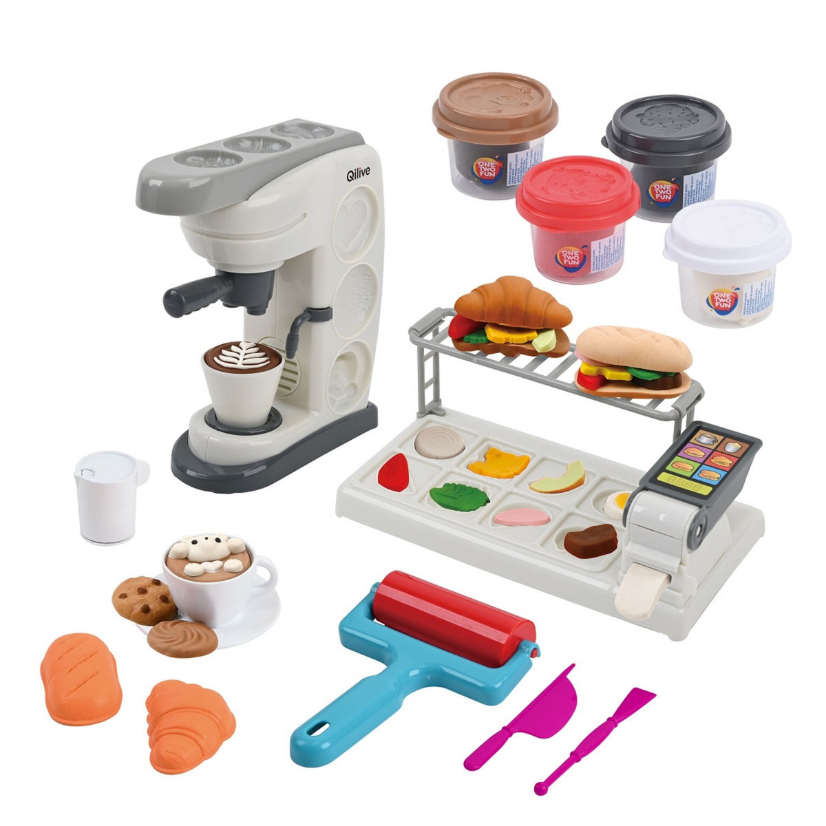 One Two Fun Ma machine à café pâte à modeler