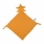 Paris Prix Doudou Mouchoir Bébé  Étoile  46cm Moutarde