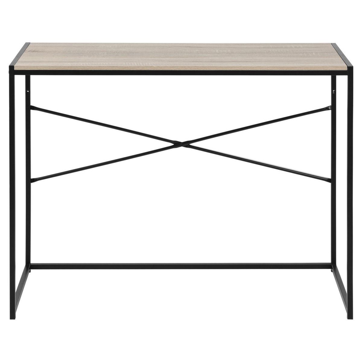 TOILINUX Bureau Sireine en MDF et métal