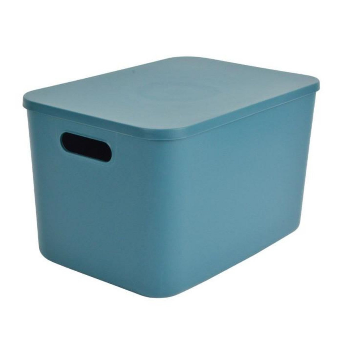 Paris Prix Boîte de Rangement Avec Couvercle  Iris  15,5L Emeraude