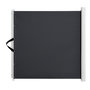 Voir la diapositive 1 : PAWHUT Barrière de sécurité barrière animaux rétractable automatique 1,15L x 0,83H m teslin métal gris
