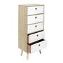 Voir la diapositive 2 : Paris Prix Chiffonnier Enfant  Star  91cm Blanc & Beige
