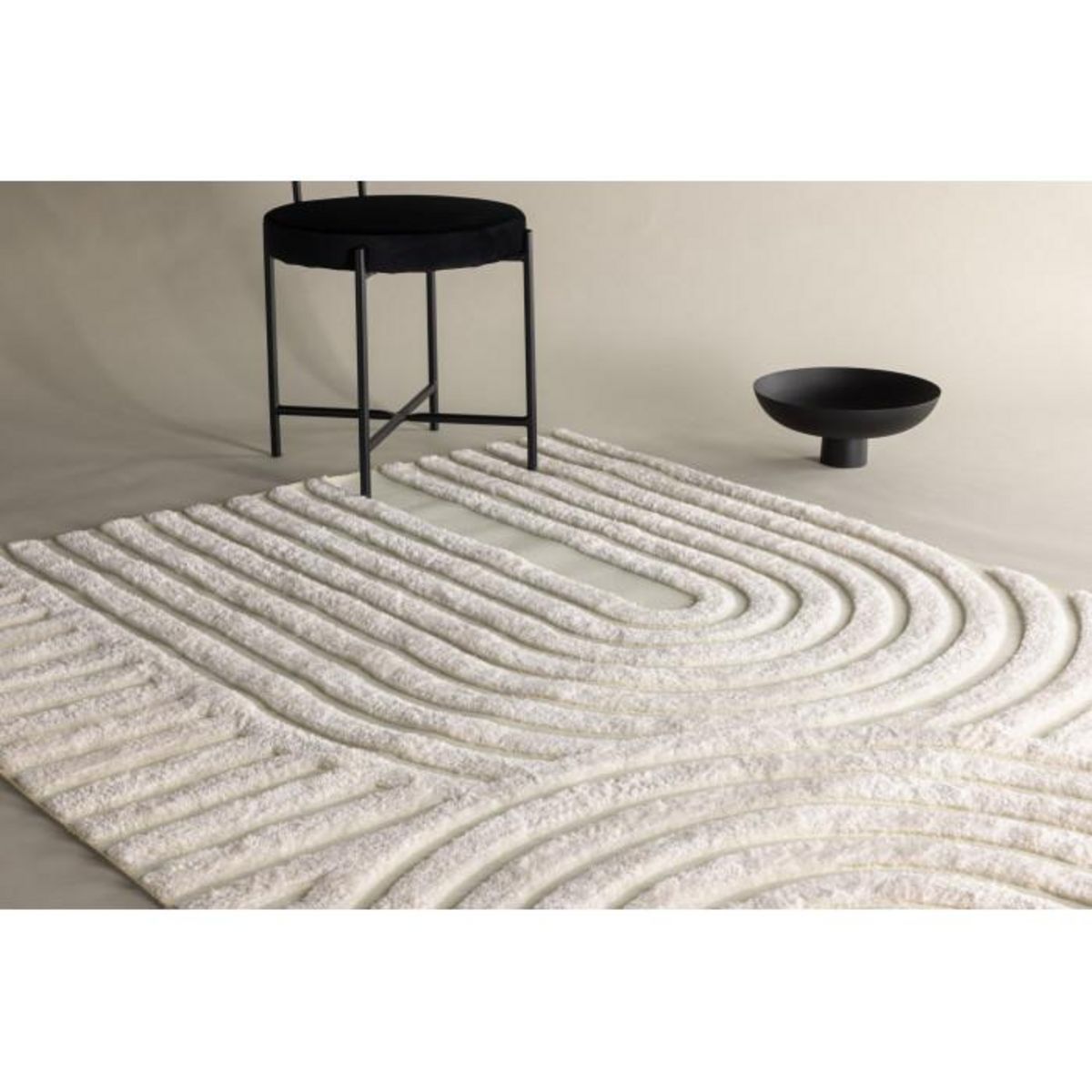 Paris Prix Tapis Déco  Nikita  160x230cm Naturel