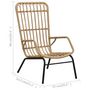 Voir la diapositive 6 : VIDAXL Chaise de jardin Resine tressee Marron clair