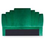 Paris Prix Tête de Lit en Velours  Renaya  180cm Vert