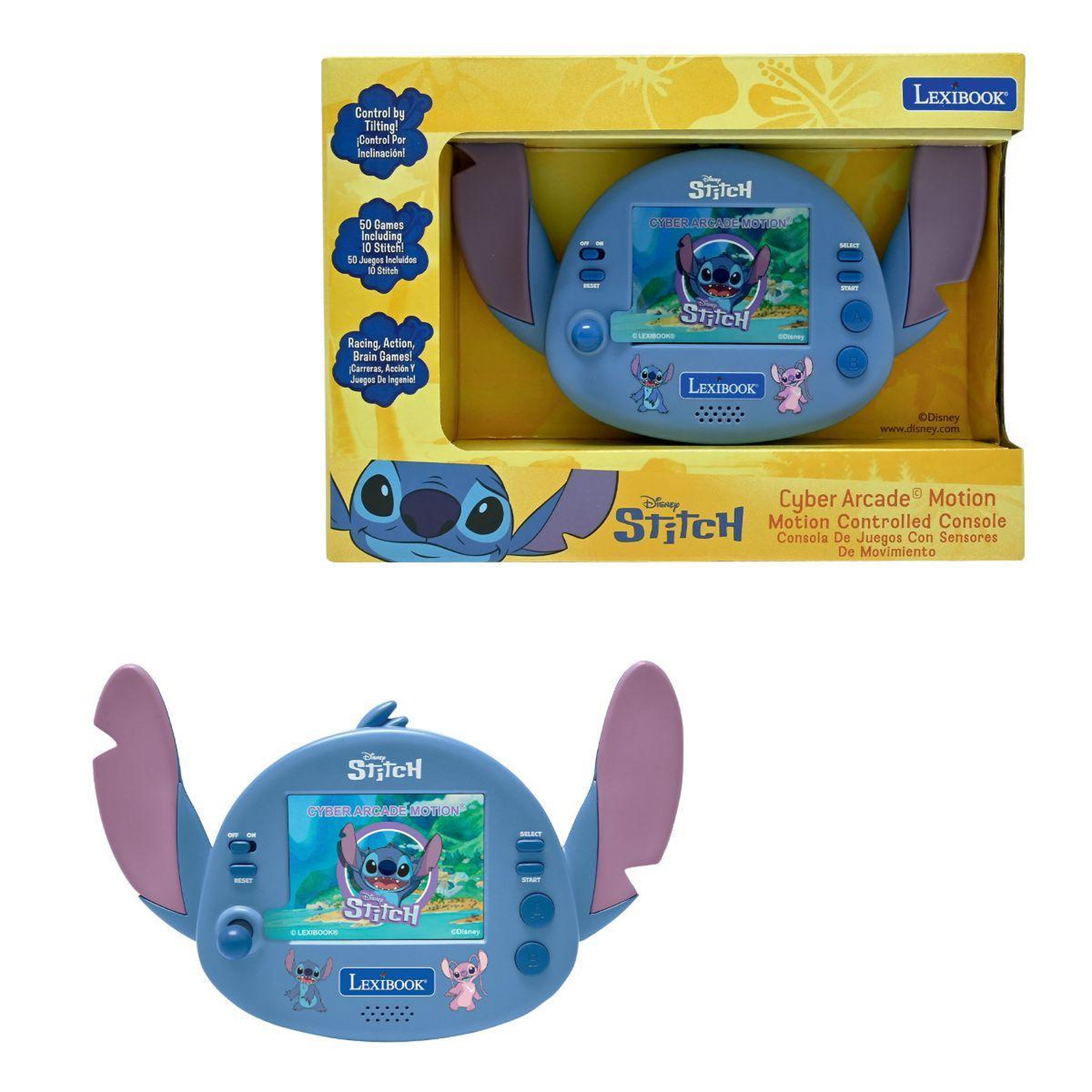 Lexibook Console Portable Disney Stitch avec contrôle gestuel