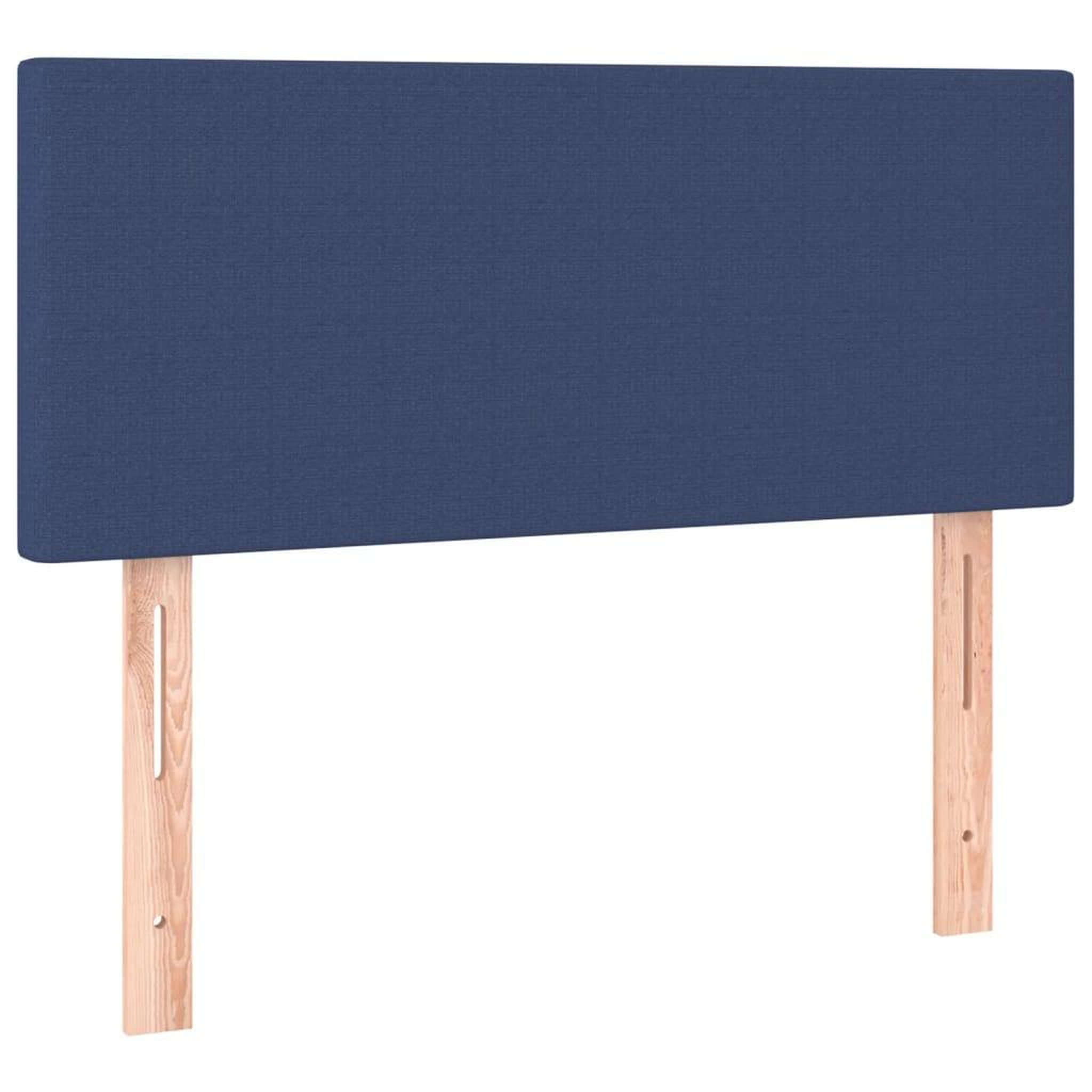 Voir la diapositive 4 : VIDAXL Tete de lit a LED Bleu 100x5x78/88 cm Tissu