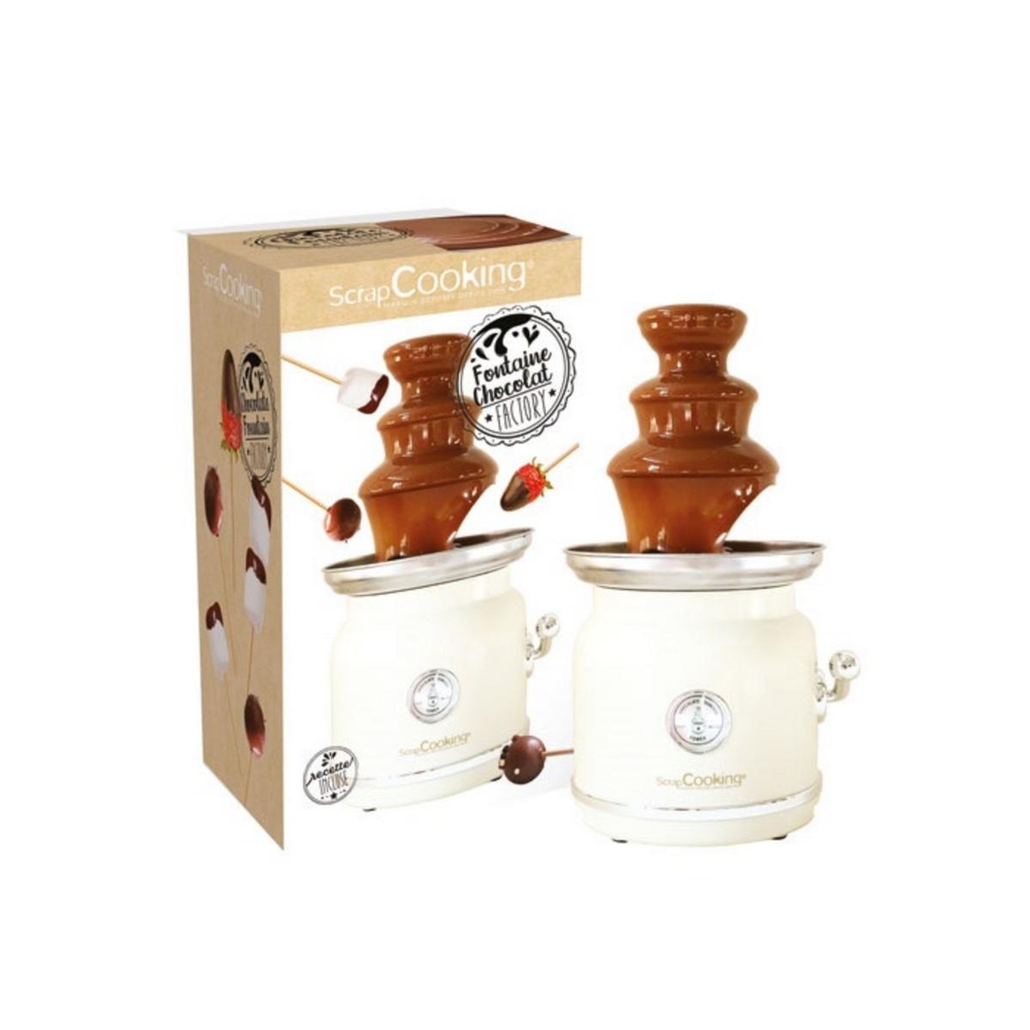 Voir la diapositive 3 : SCRAPCOOKING Chocolatière 90w blanc - 3897