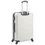 Voir la diapositive 4 : VIDAXL Valise rigide 3 pcs Argenté brillant ABS