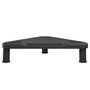 Voir la diapositive 3 : VIDAXL Support de moniteur d'angle Noir 49x28x10,5 cm