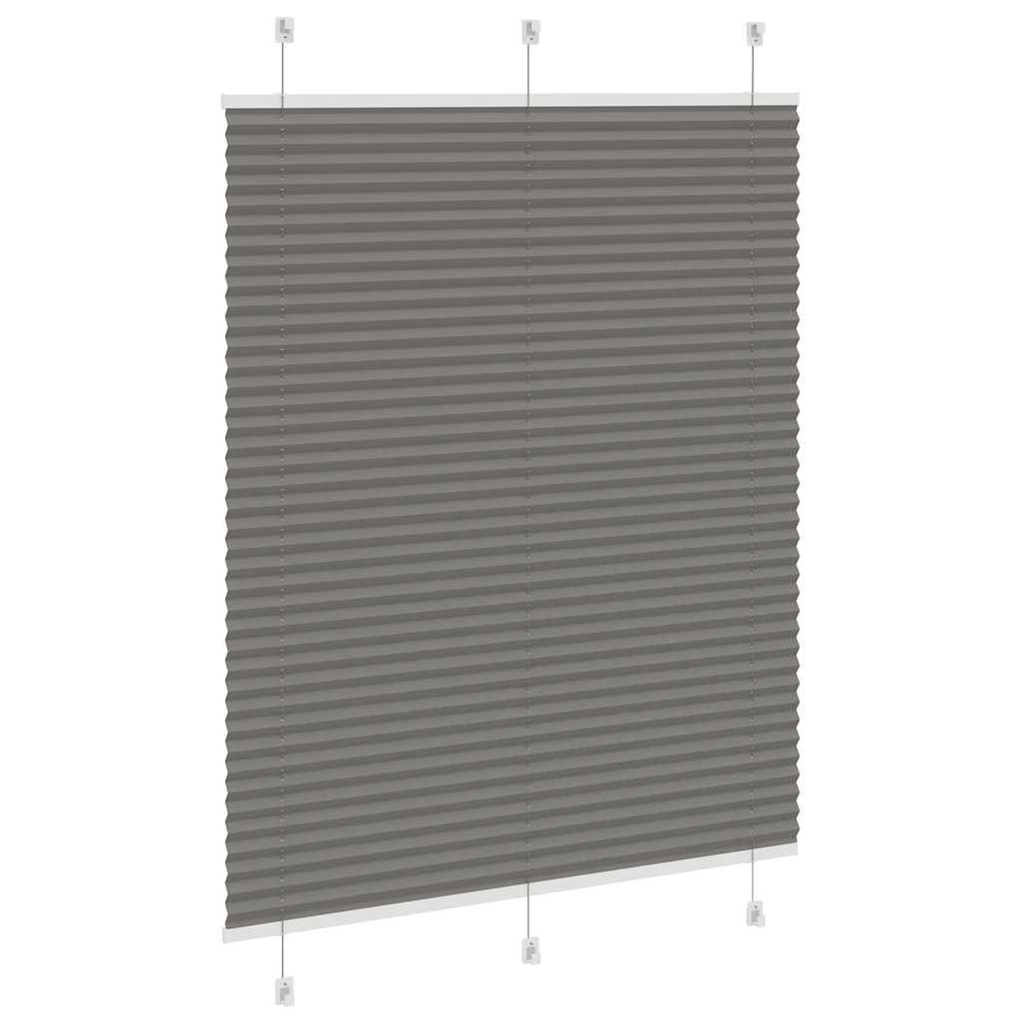 Voir la diapositive 4 : VIDAXL Store plisse anthracite 110x150 cm largeur du tissu 109,4 cm