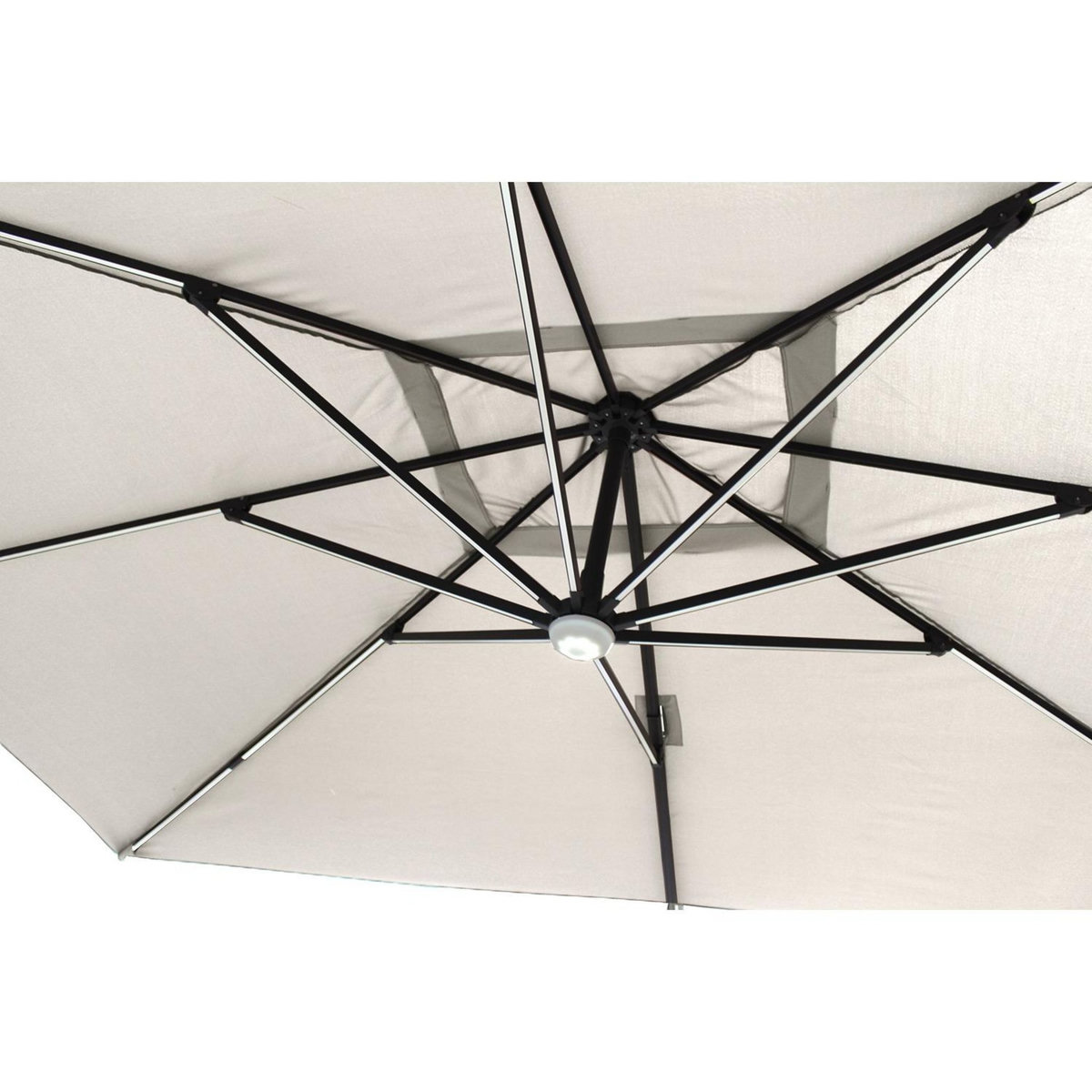 CONCEPT USINE Parasol LED 3 x 4 m écru CALVIA
