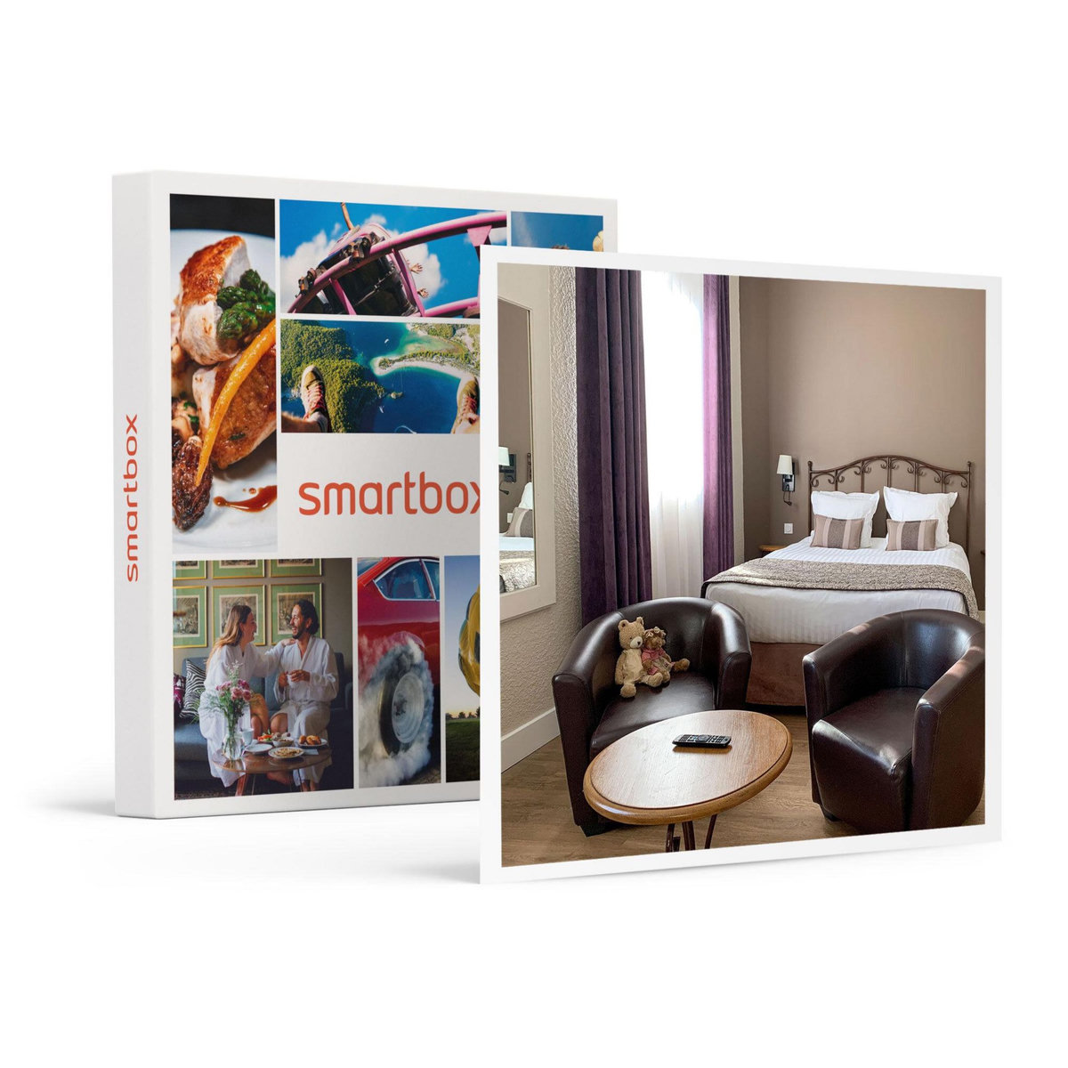 Smartbox Escapade romantique de 2 jours en hôtel 4* à Avignon avec pétales de roses et chocolats - Coffret Cadeau Séjour