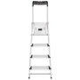 Voir la diapositive 4 : HAILO Escabeau sécurisé pliable en aluminium 4 marches extra larges Hailo ProfiStep XXL