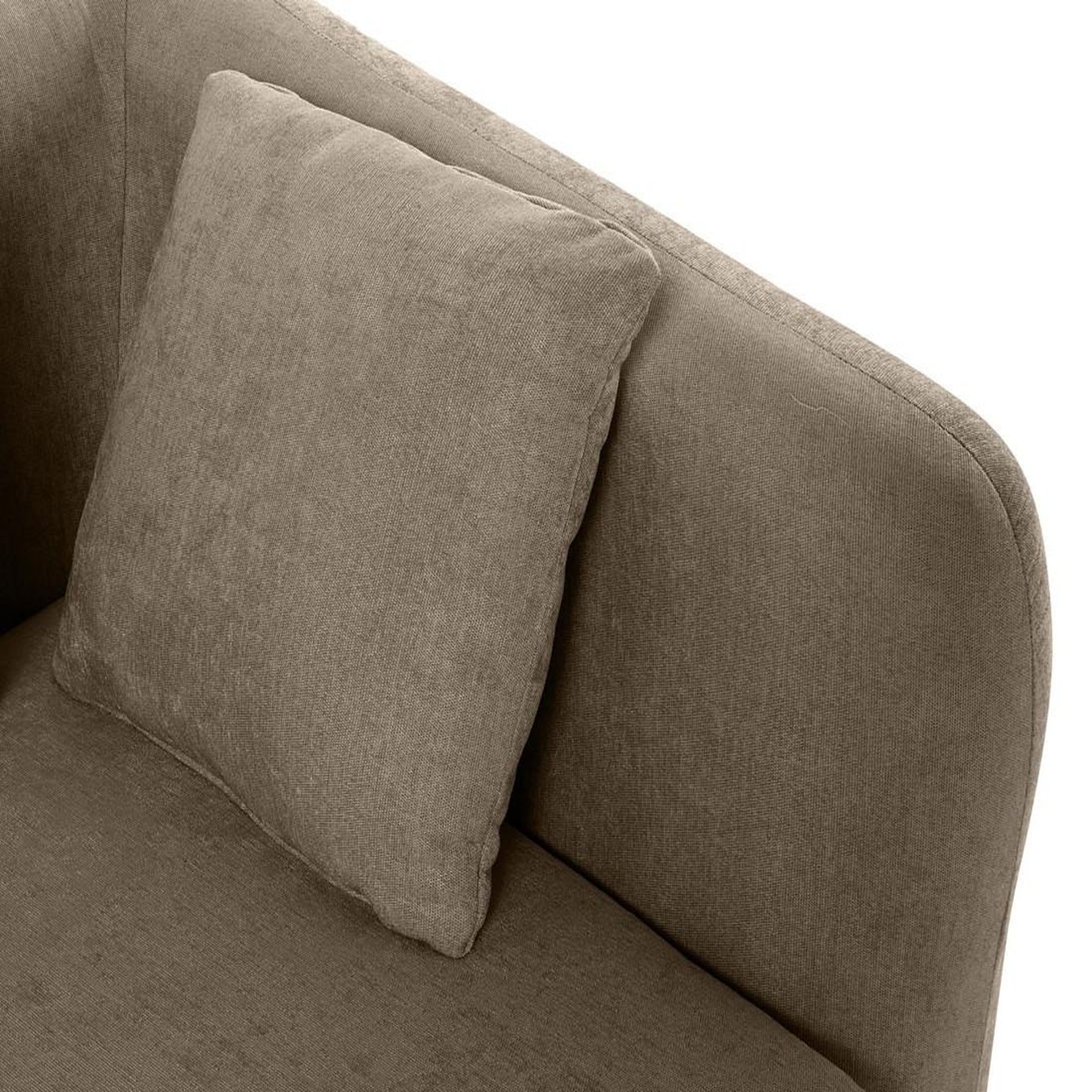 Voir la diapositive 5 : LISA DESIGN Ikare - module d'assise d'angle droit - en tissu