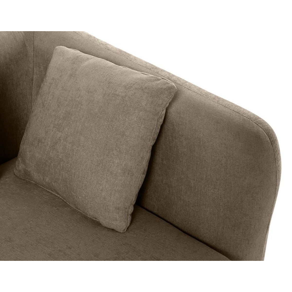 LISA DESIGN Ikare - module d'assise d'angle droit - en tissu