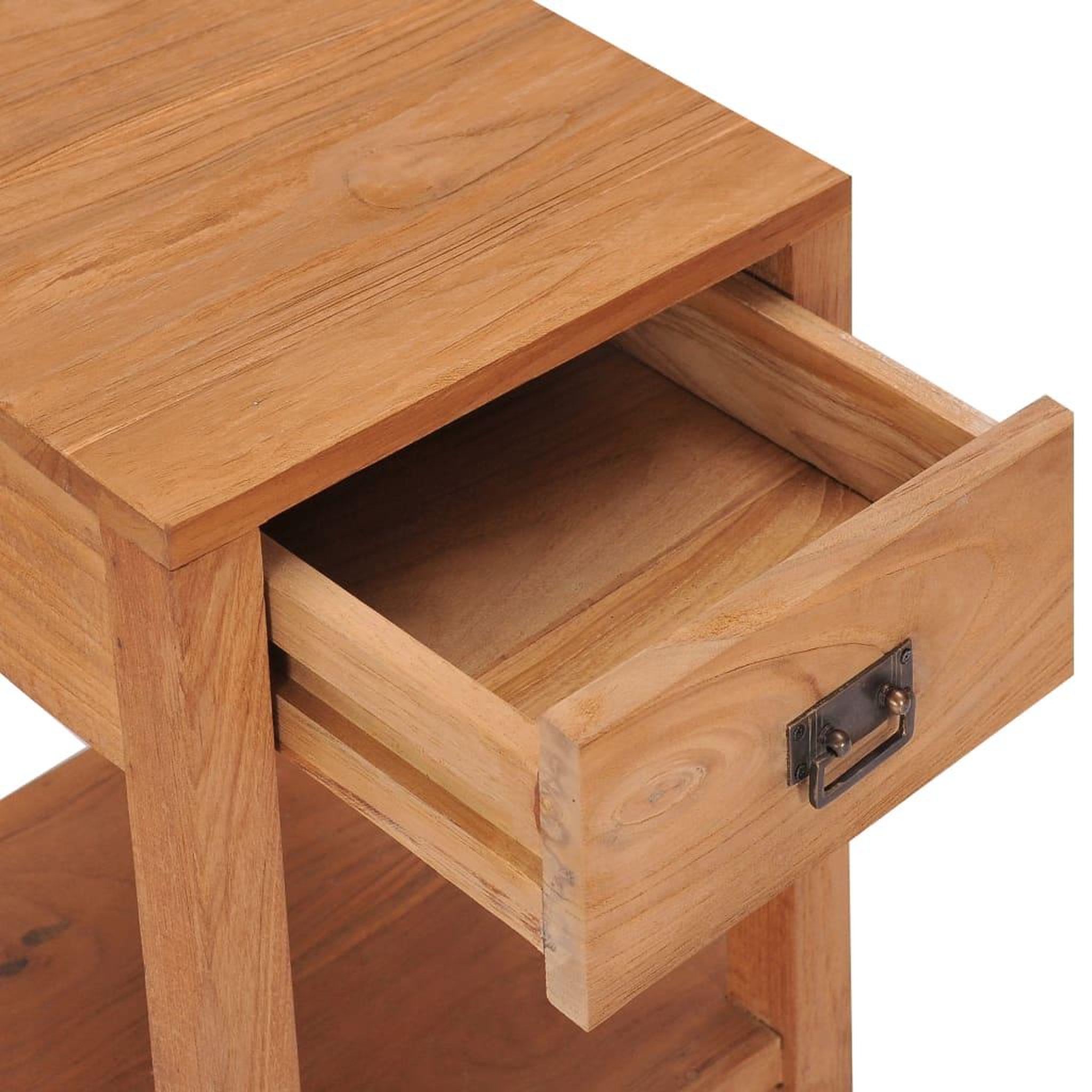 Voir la diapositive 4 : VIDAXL Table de chevet 35x35x50 cm bois de teck massif