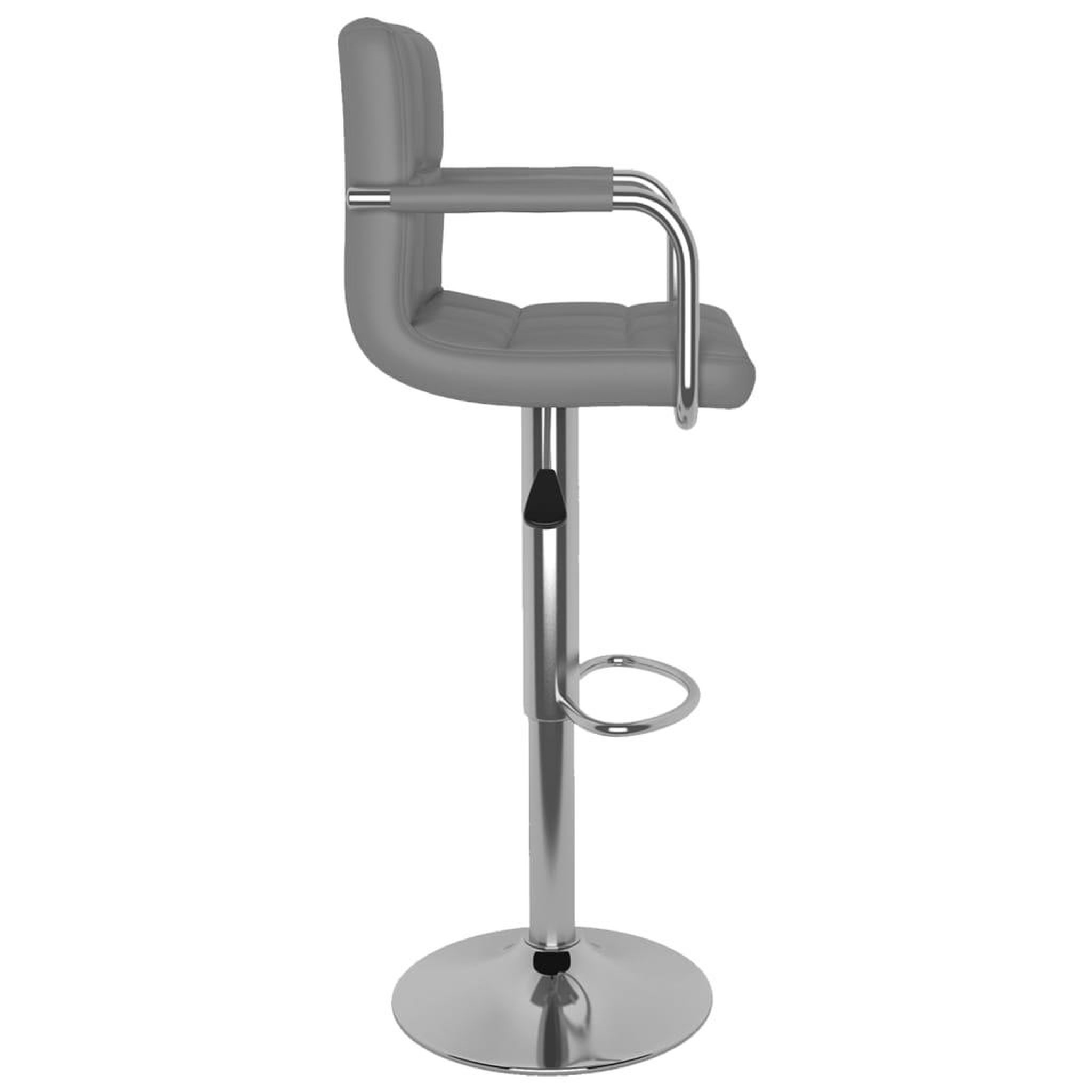 Voir la diapositive 5 : VIDAXL Tabourets de bar lot de 2 gris similicuir