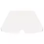 VIDAXL Toit de rechange de balançoire blanc 188/168x145/110 cm