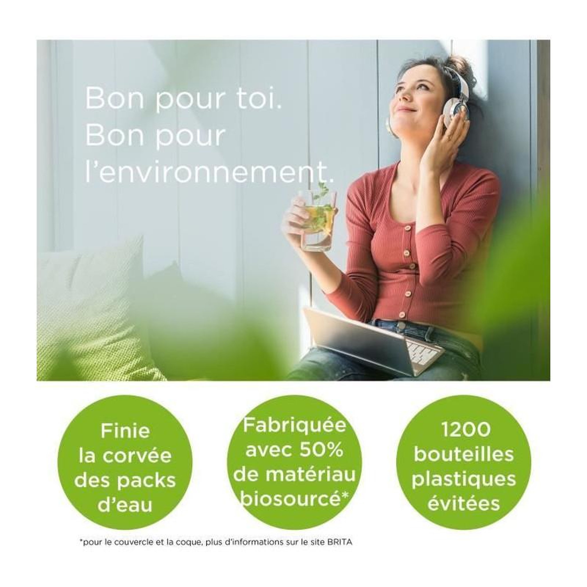Voir la diapositive 6 : Brita Pack de 6+3 filtres a eau - BRITA - MicroDisc