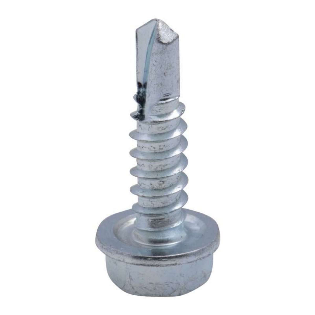  Vis autoperceuse tête hexagonale zinguée Vissal 4,2 x 13 mm  lot de 28 vis