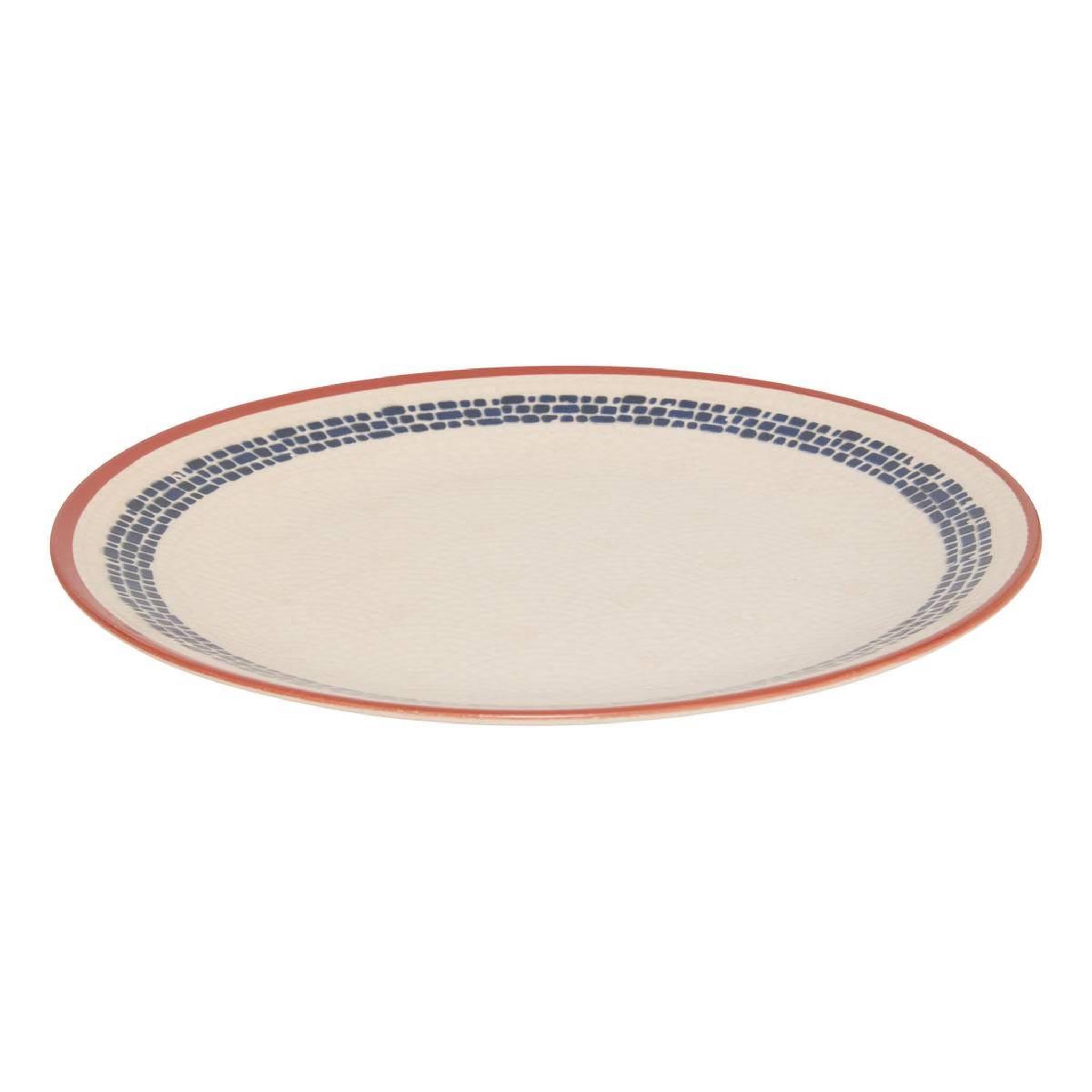 Voir la diapositive 2 : SECRET DE GOURMET Lot de 6 assiettes plates  morgane  26cm crème
