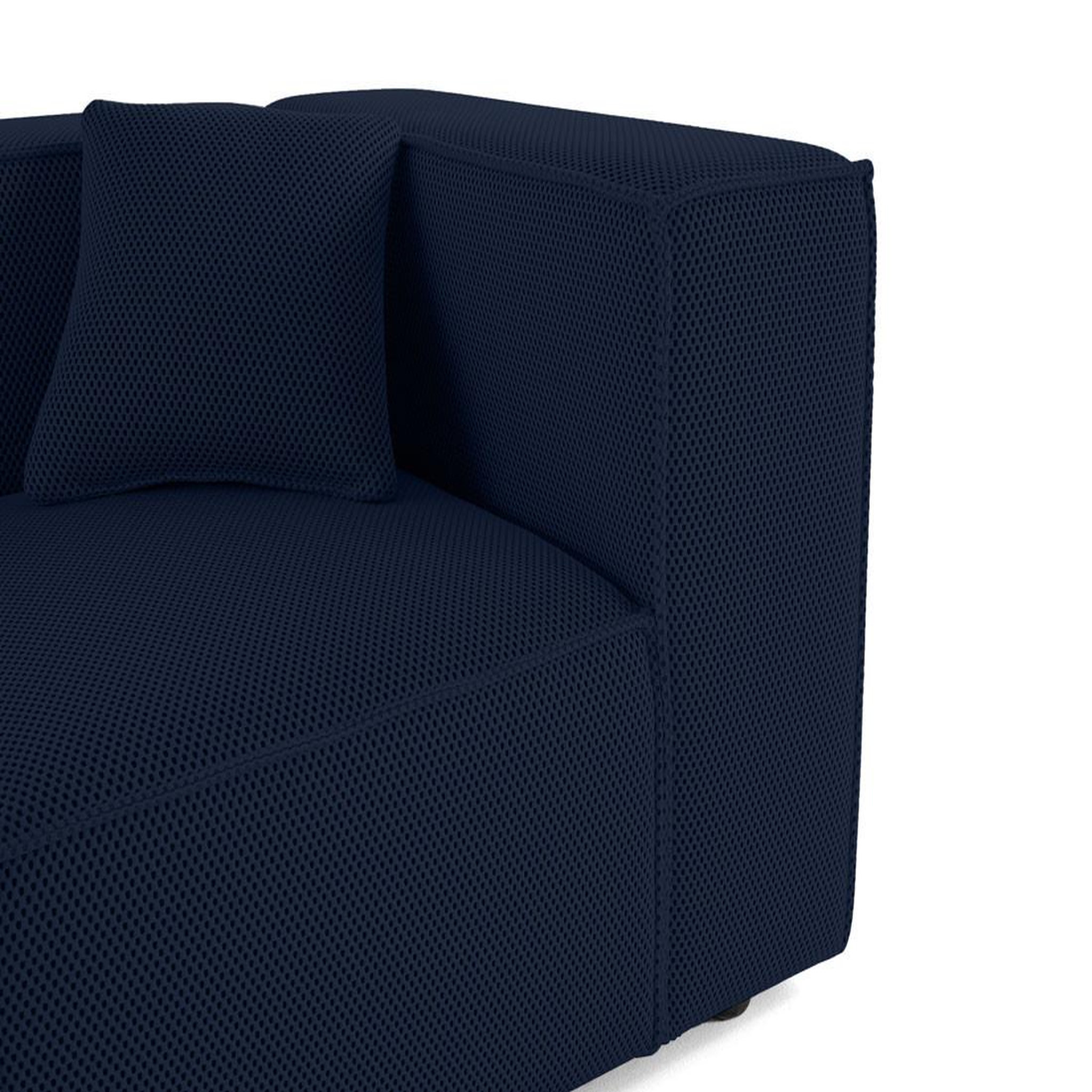 Voir la diapositive 6 : LISA DESIGN Arty - module d'assise droit - en tissu mailles 3d
