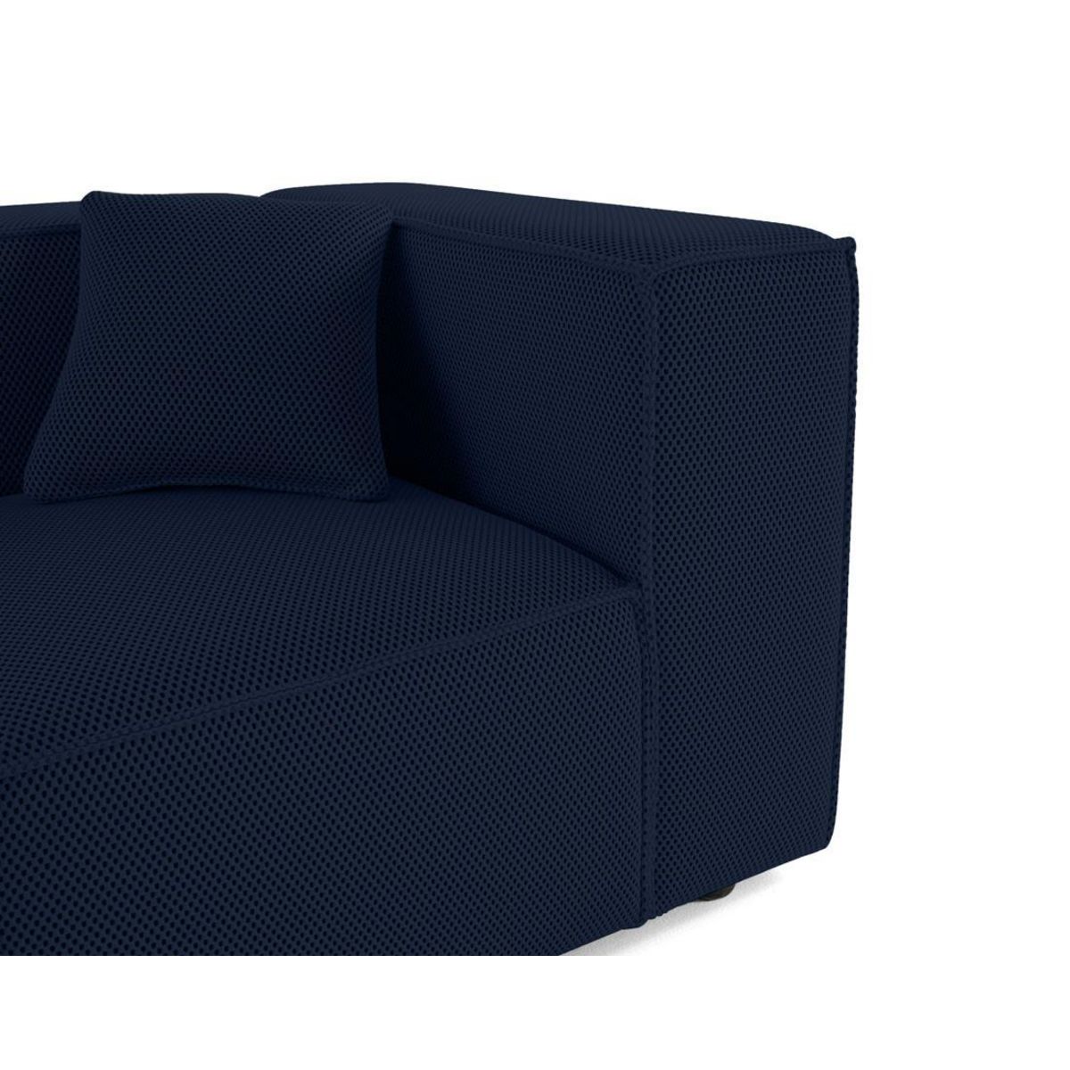 LISA DESIGN Arty - module d'assise droit - en tissu mailles 3d