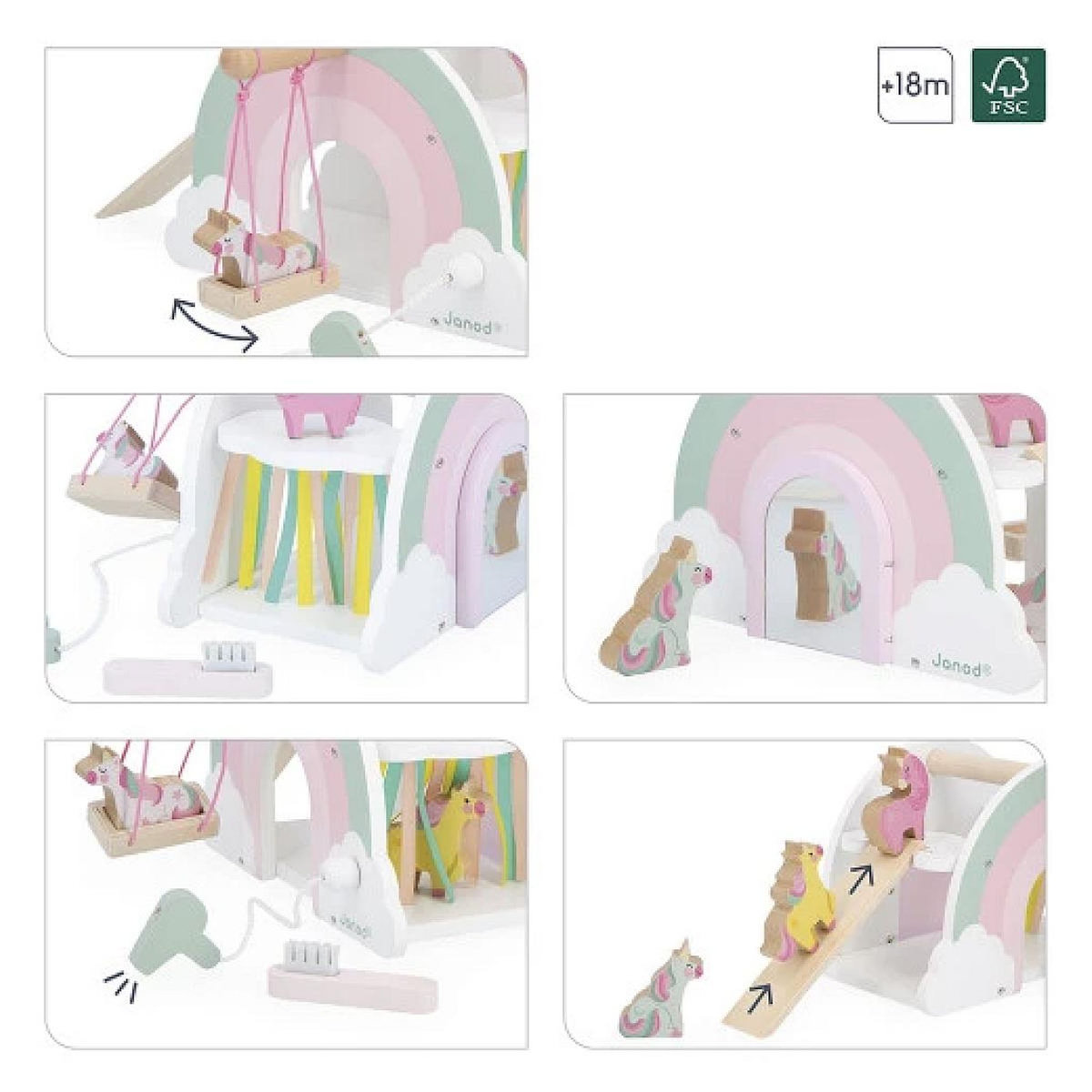 Juratoys-Janod La maison des Licornes -