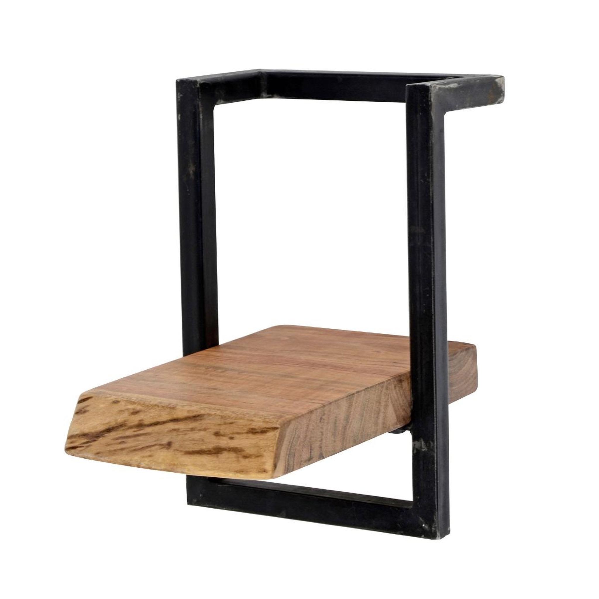 JLC KREATION Étagère murale en bois et métal 20cm ernest