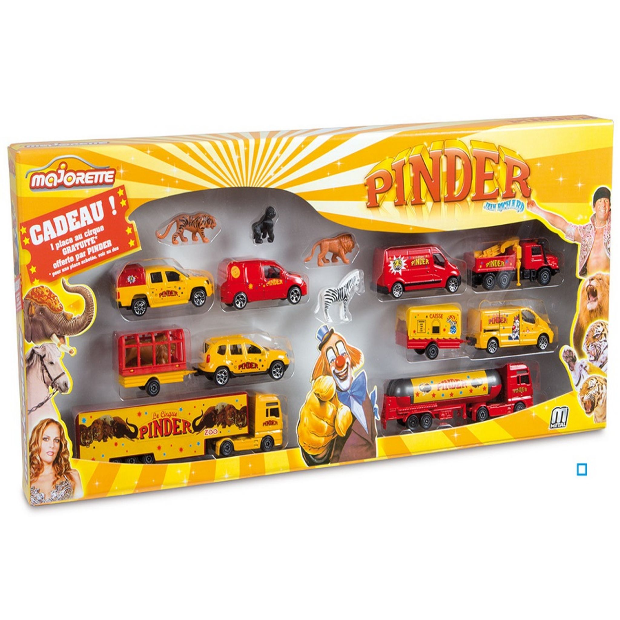 Set De 4 Figurines 1/43 Pinder Circus - VROOM Set 209, à Peindre, Occasion Scellé