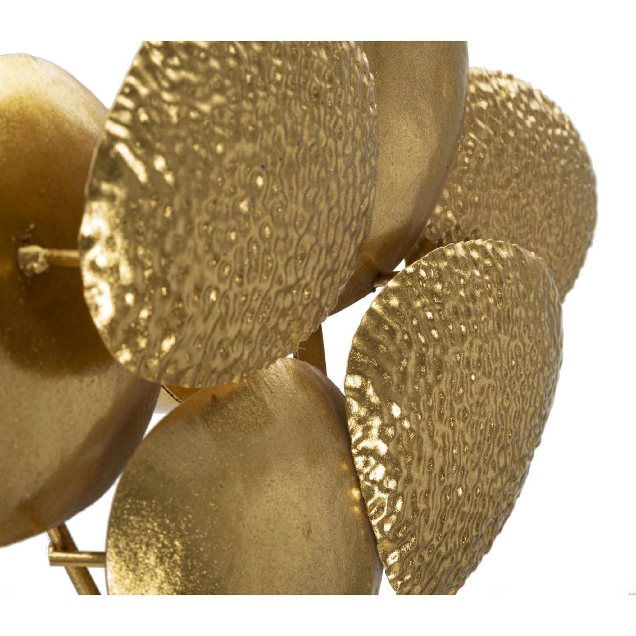 Voir la diapositive 2 : Paris Prix Applique murale en métal  shell  44cm or