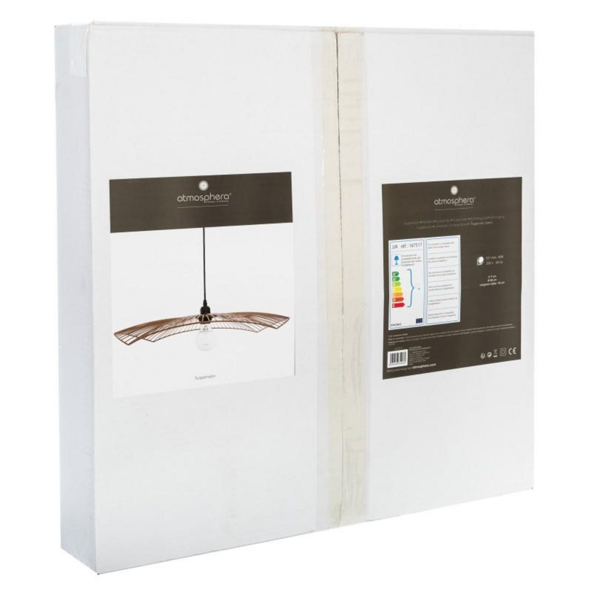 ATMOSPHERA Suspension filaire  Cuzco  noire, métal Diamètre 58 cm Atmosphera