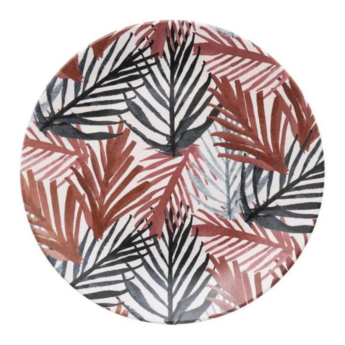 SECRET DE GOURMET Lot de 6 Assiettes Plates  Alicante  26cm Multicolore