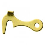 CENTRALE BRICO Lot de 2 crochets de contrevent acier HETTICH, L.32 x l.17 mm