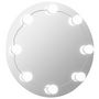 Voir la diapositive 2 : VIDAXL Miroir mural avec lampes LED Rond Verre