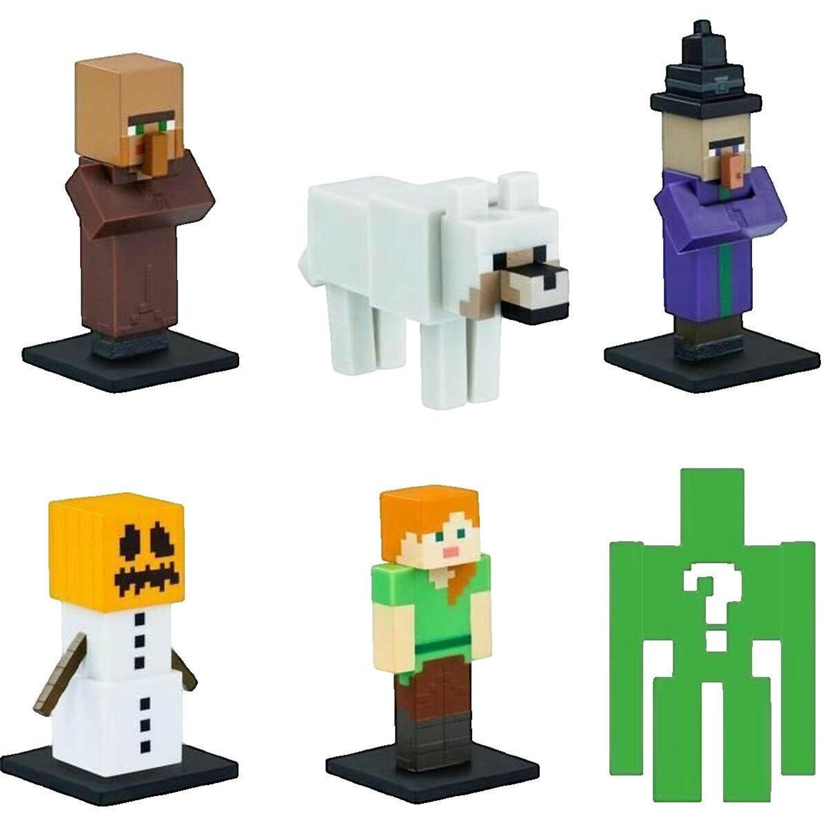 BANDAI Coffret Minecraft Bandai 6 figurines multicolores