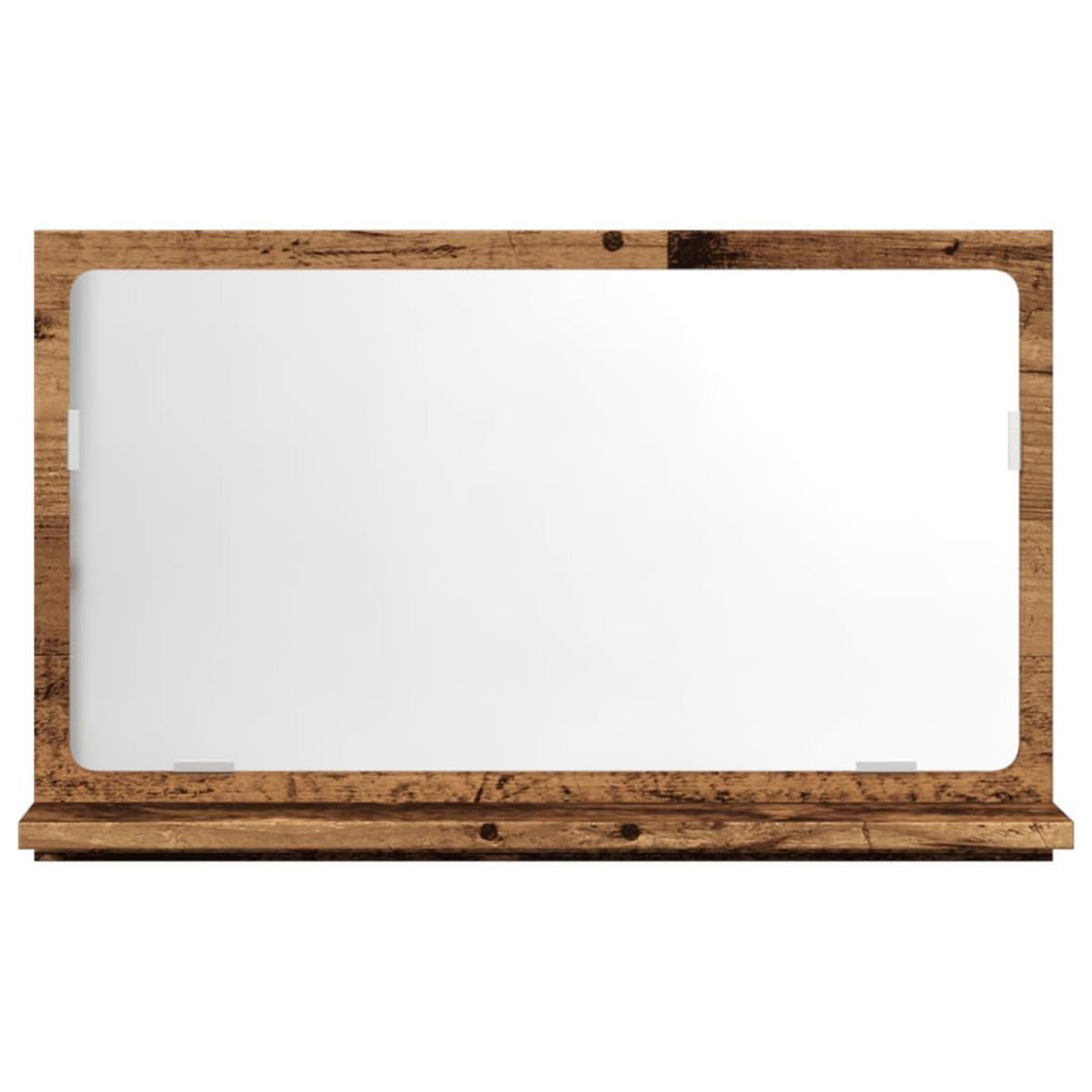 VIDAXL Armoire a miroir de salle de bain vieux bois bois d'ingenierie