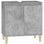 Voir la diapositive 2 : VIDAXL Meuble d'evier gris beton 58x33x60 cm bois d'ingenierie