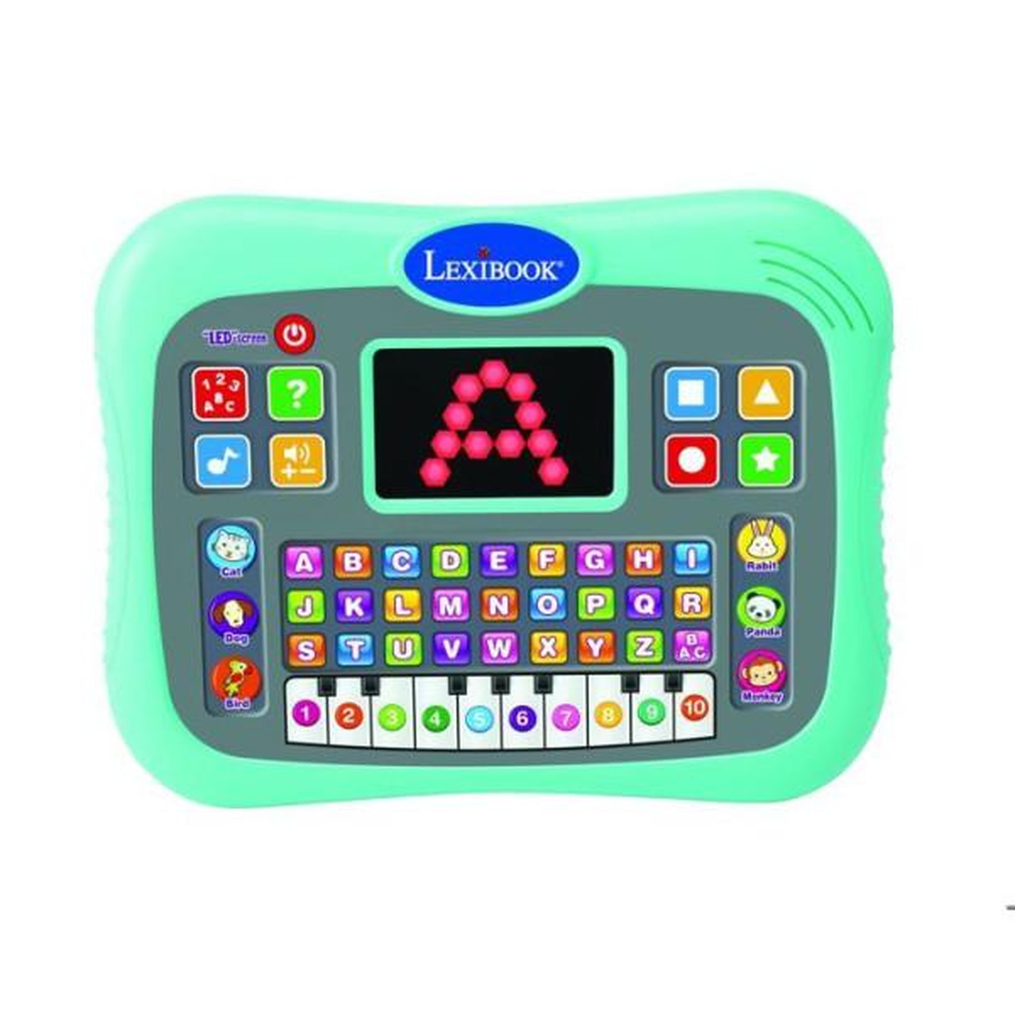 Lexibook Tablette éducative bilingue parlante abc avec touches tactiles et écran led pour illustrer les interactions avec le jeu en ang