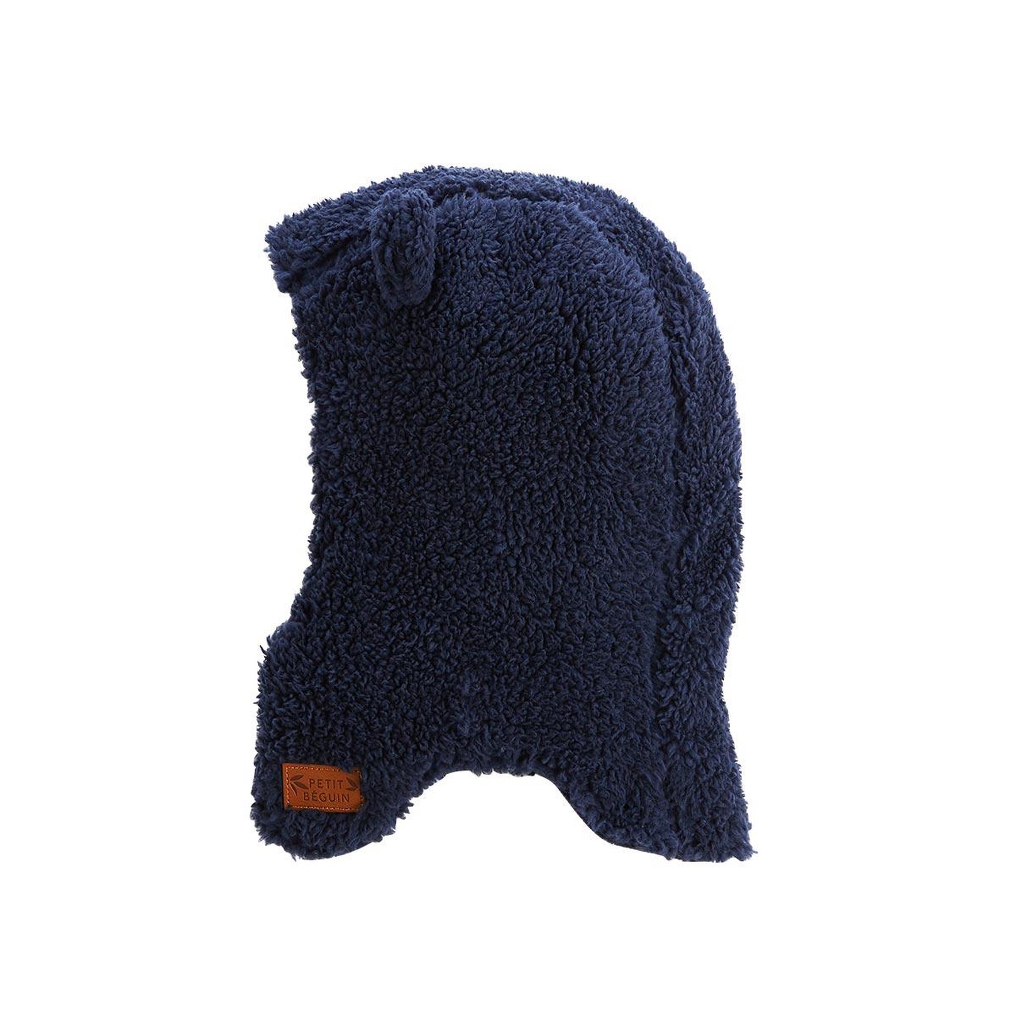 Voir la diapositive 2 : PETIT BEGUIN Cagoule bébé en sherpa anouk
