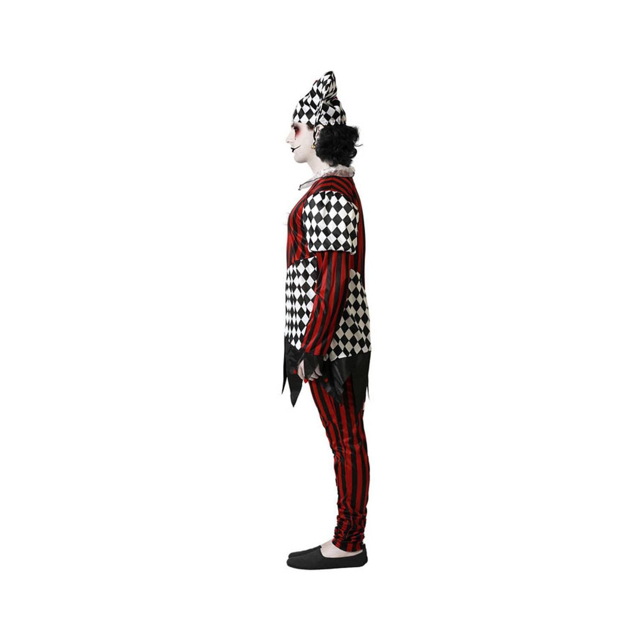 Voir la diapositive 2 : ATOSA Déguisement Arlequin : Noir et Blanc - Homme - XL