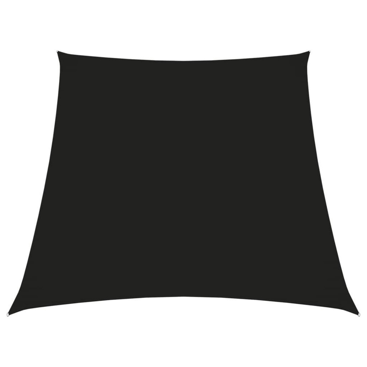 VIDAXL Voile de parasol Tissu Oxford trapeze 4/5x4 m Noir
