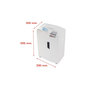 Voir la diapositive 2 : Hsm Destructeur de documents 15 feuilles coupes particules 4x37mm - 1030121
