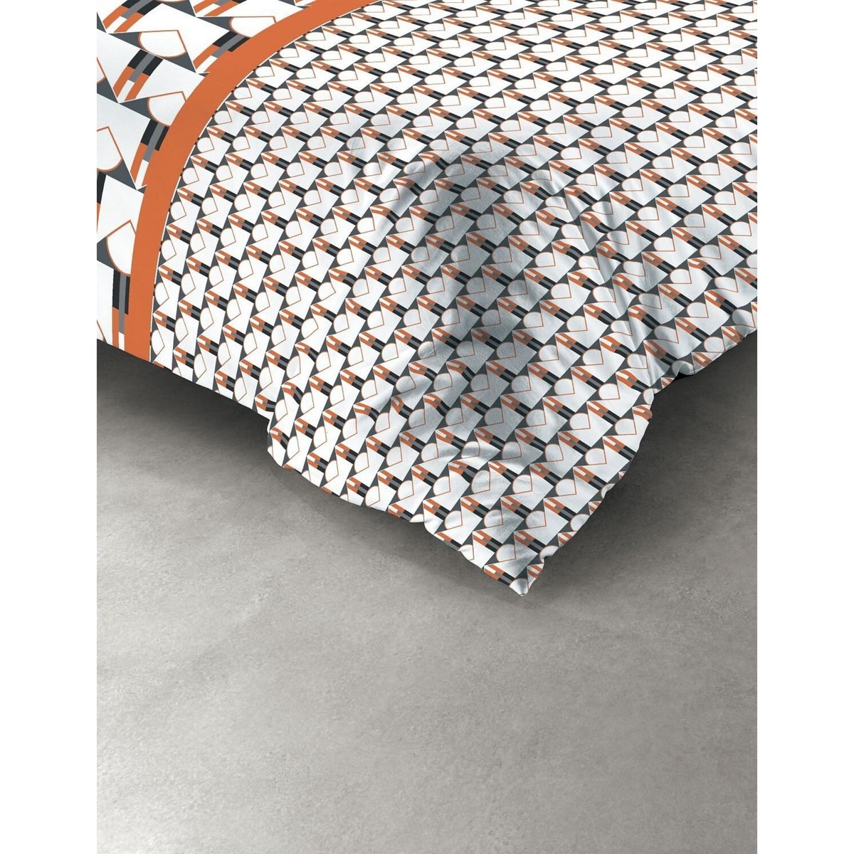 Les Ateliers du Linge Parure housse de couette 100%microfibre 60gsm arrow