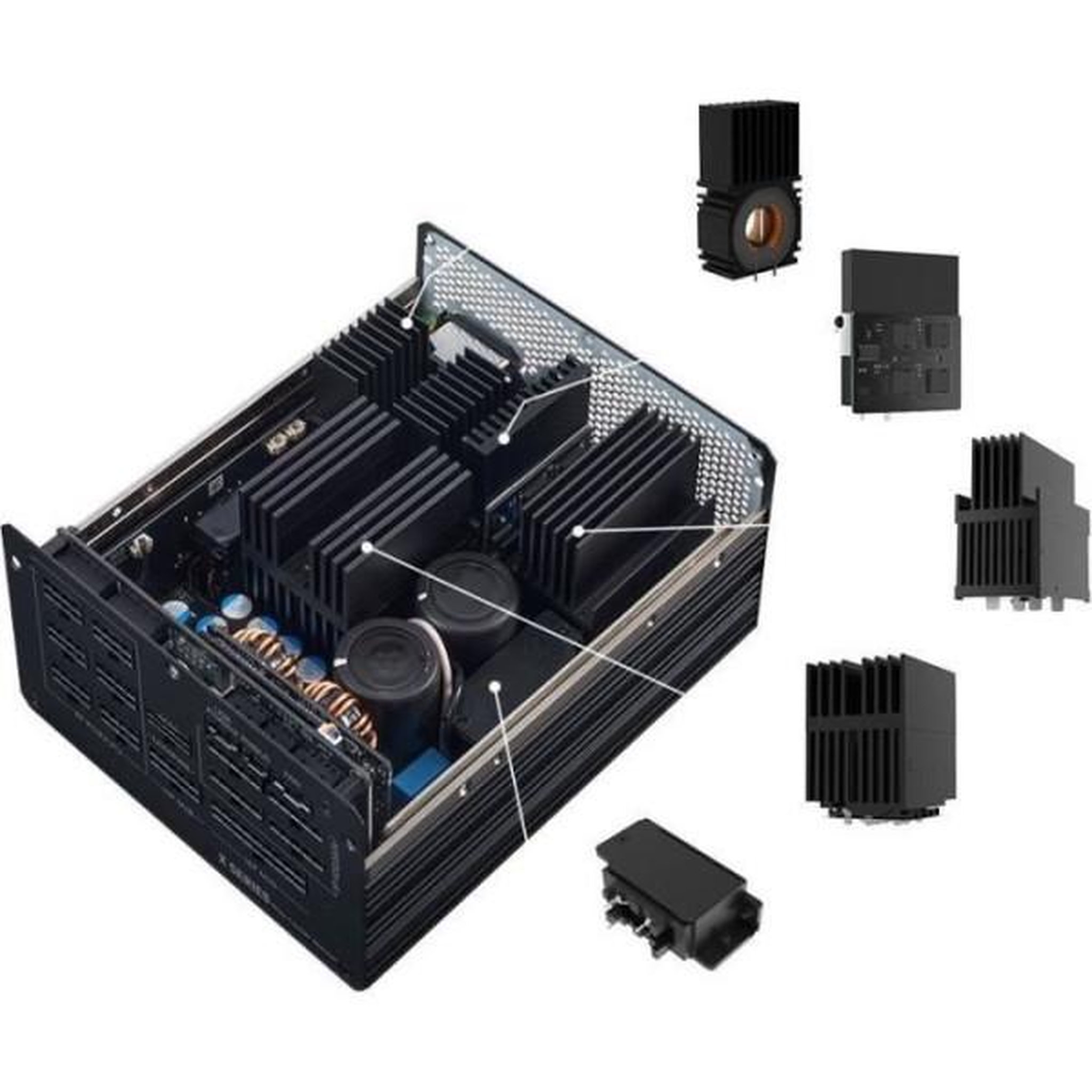 Voir la diapositive 6 : Cooler Master Alimentation - COOLER MASTER - X Silent Edge Platinium 850W - 80 Plus - ATX 3.1
