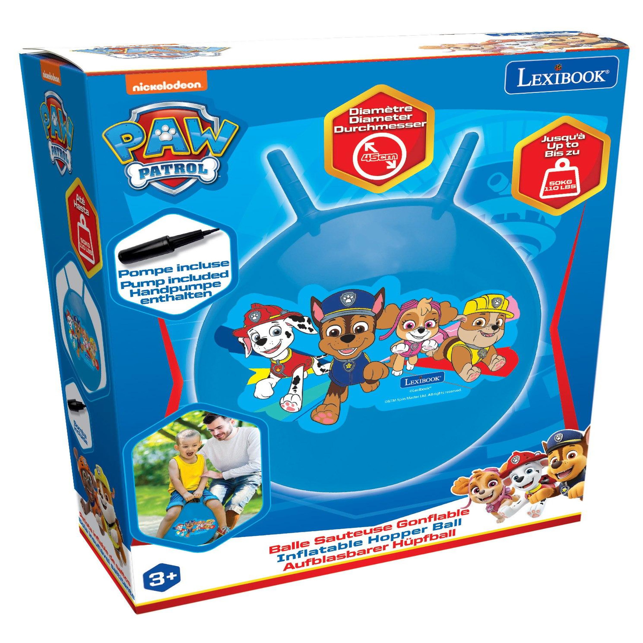 Voir la diapositive 2 : Lexibook Balle Sauteuse Gonflable Pat' Patrouille