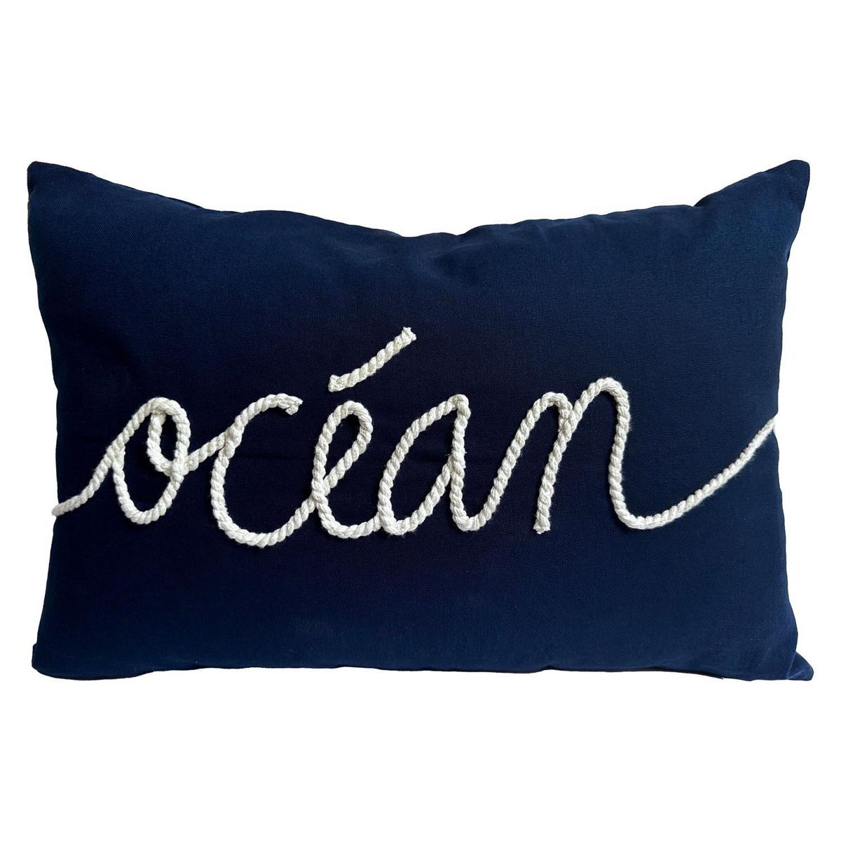 SOLEIL D'OCRE Coussin en coton 32x50 cm ESPRIT MARIN, par Soleil d'Ocre